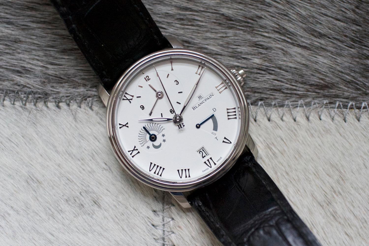 SOLDOUT Blancpain Villeret Half TimeZone 6660 1127A 55B