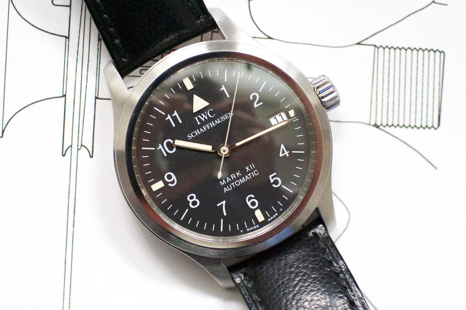 SOLDOUT IWC 3241 Mark XII Men s Pilots Watch Box and Papers