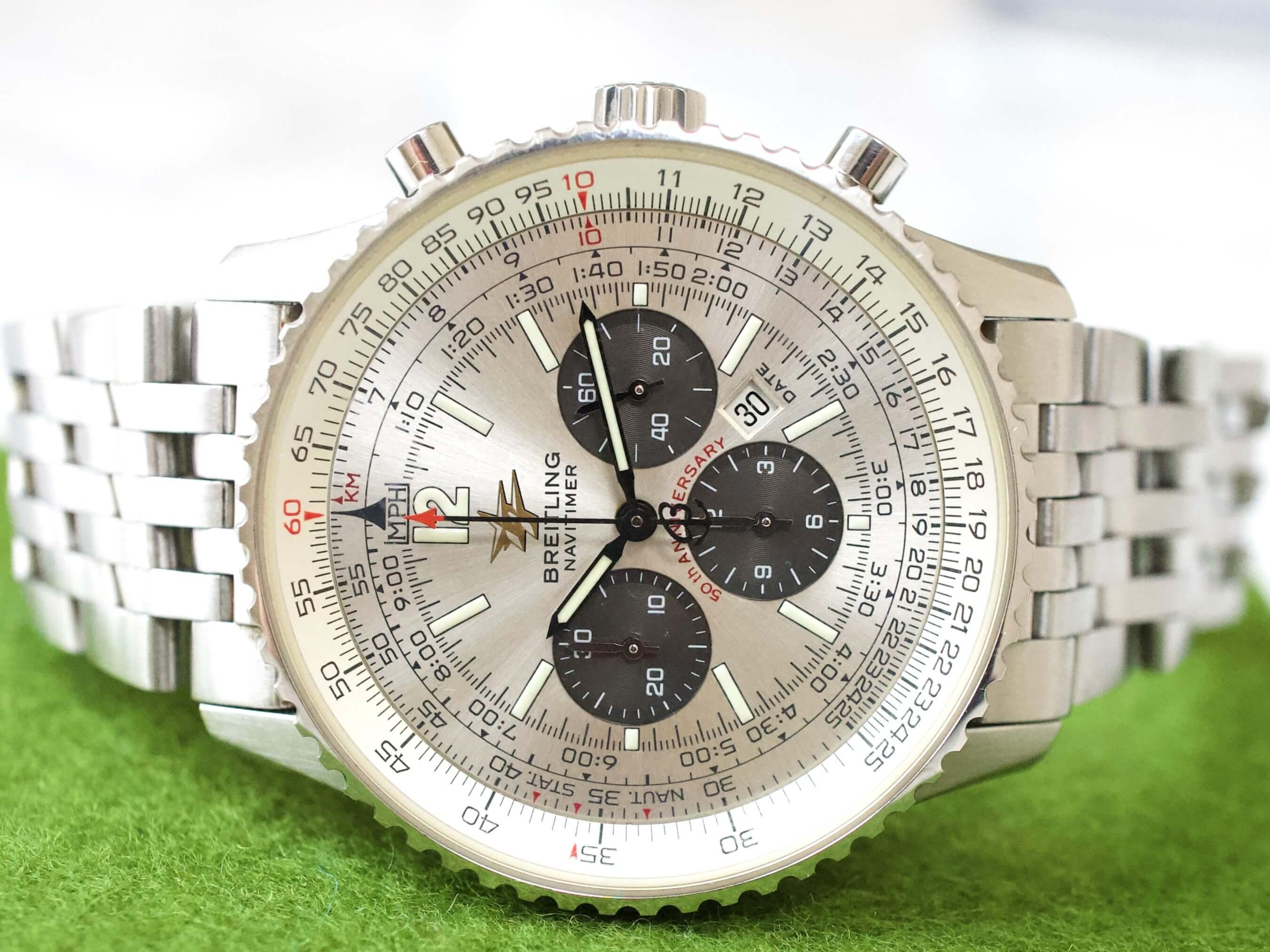 SOLDOUT: Breitling Navitimer A41322 50th Anniversary Model Limited Edition  Panda Dial Chronograph 40MM – WearingTime Luxury Watches