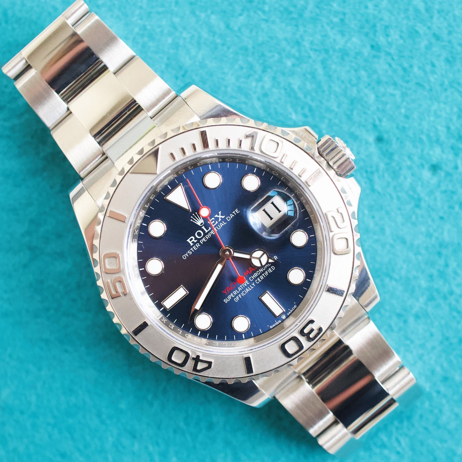 Rolex Yacht-Master 126622 40MM Blue Dial Automatic Box and Papers 2024 Factory Rolex Warranty