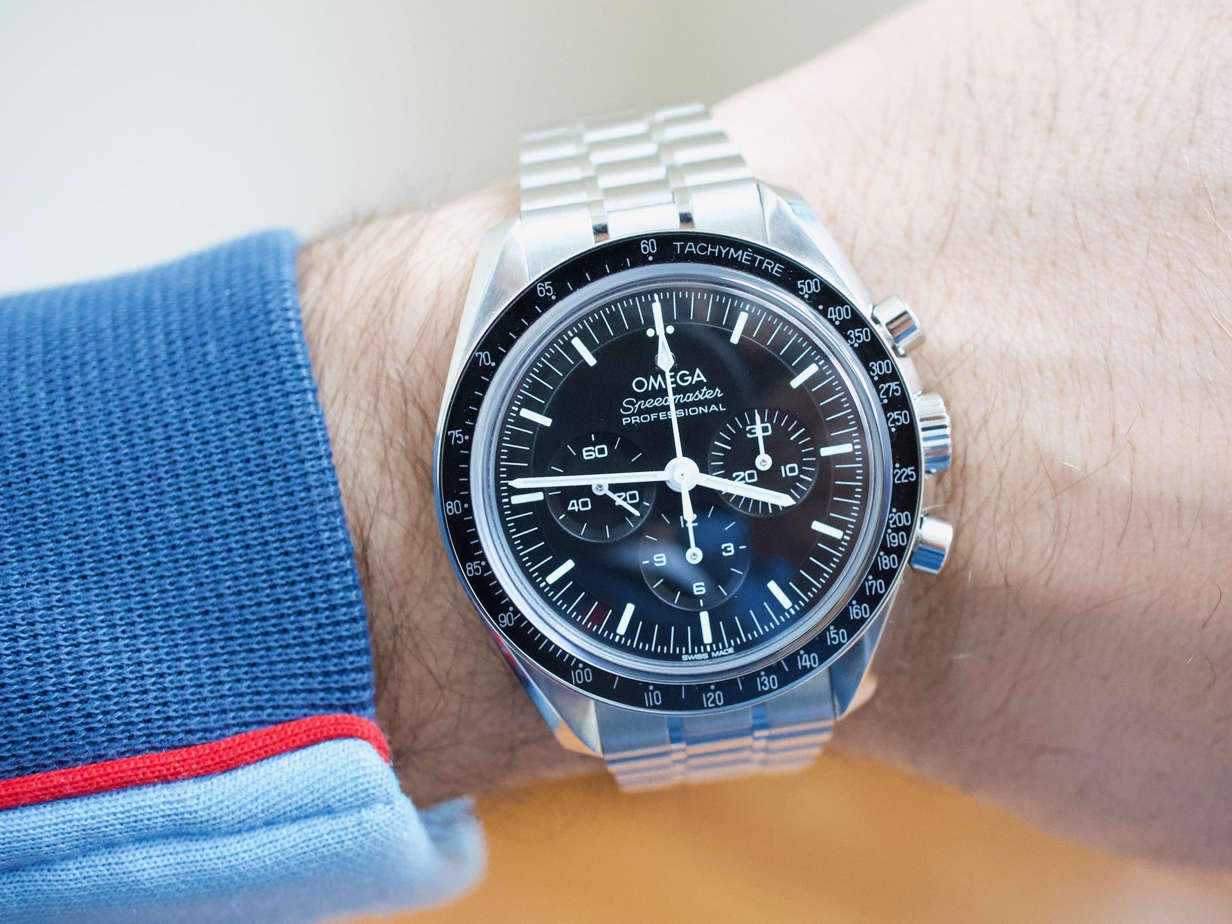 SOLDOUT: Omega Speedmaster Professional 310.30.42.50.01.002 2023 Sapphire Crystal 42MM Chronograph OMEGA WARRANTY RETAIL $8000 - WearingTime Luxury Watches