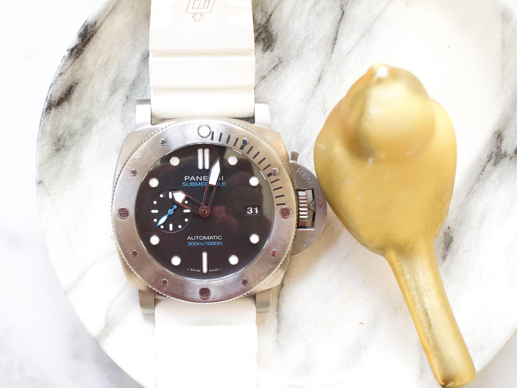 Panerai Luminor Submersible 1950 3 Days Automatic PAM01305 47MM Titanium - WearingTime Luxury Watches