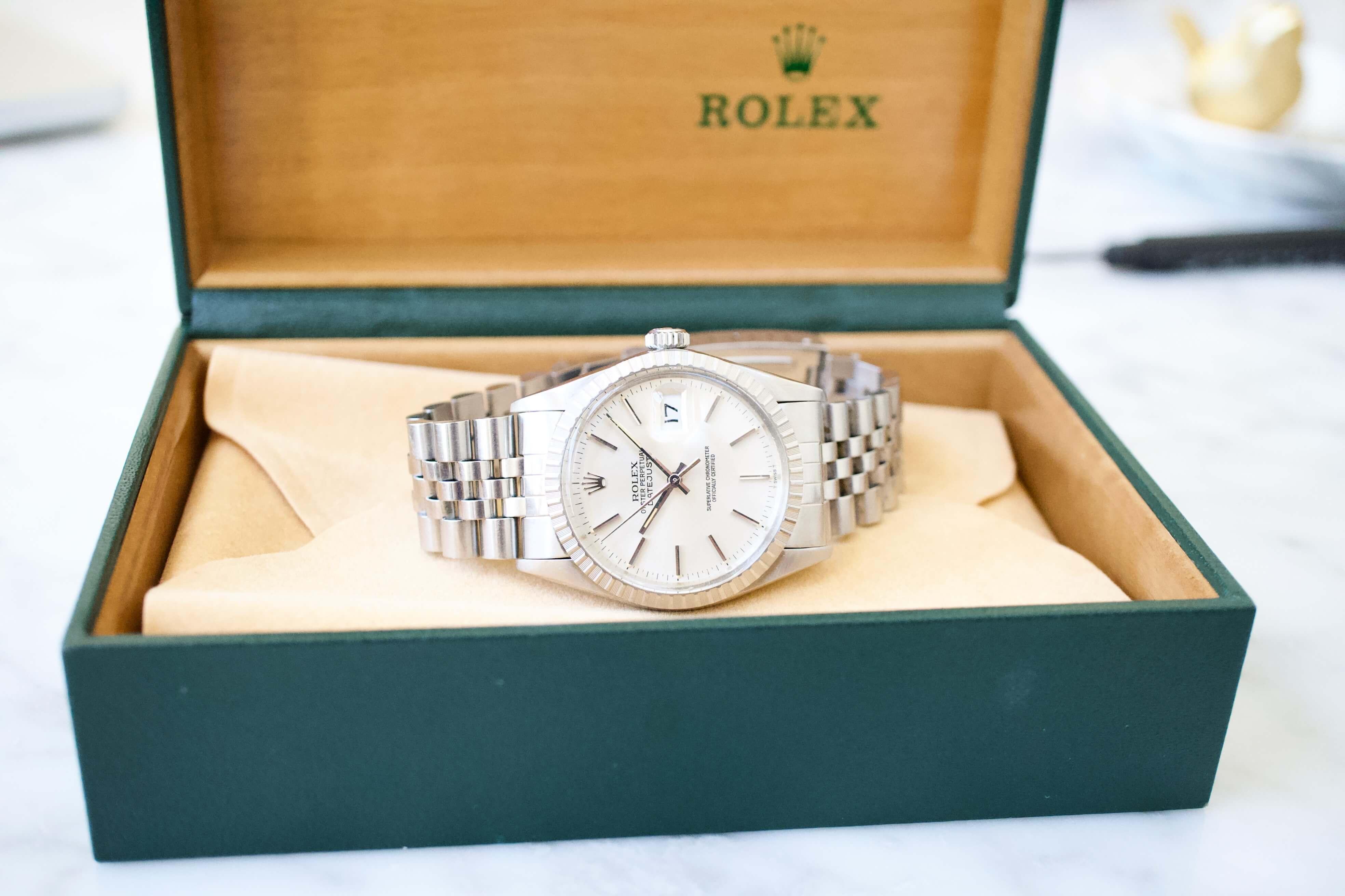 SOLDOUT: Rolex Datejust 36MM 16030 Automatic Silver Dial Steel 