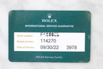 Rolex Explorer 114270 36MM 2004 Factory Rolex Service Rolex Warranty Card Box - WearingTime Luxury Watches