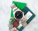 Rolex Explorer 114270 36MM 2004 Factory Rolex Service Rolex Warranty Card Box - WearingTime Luxury Watches