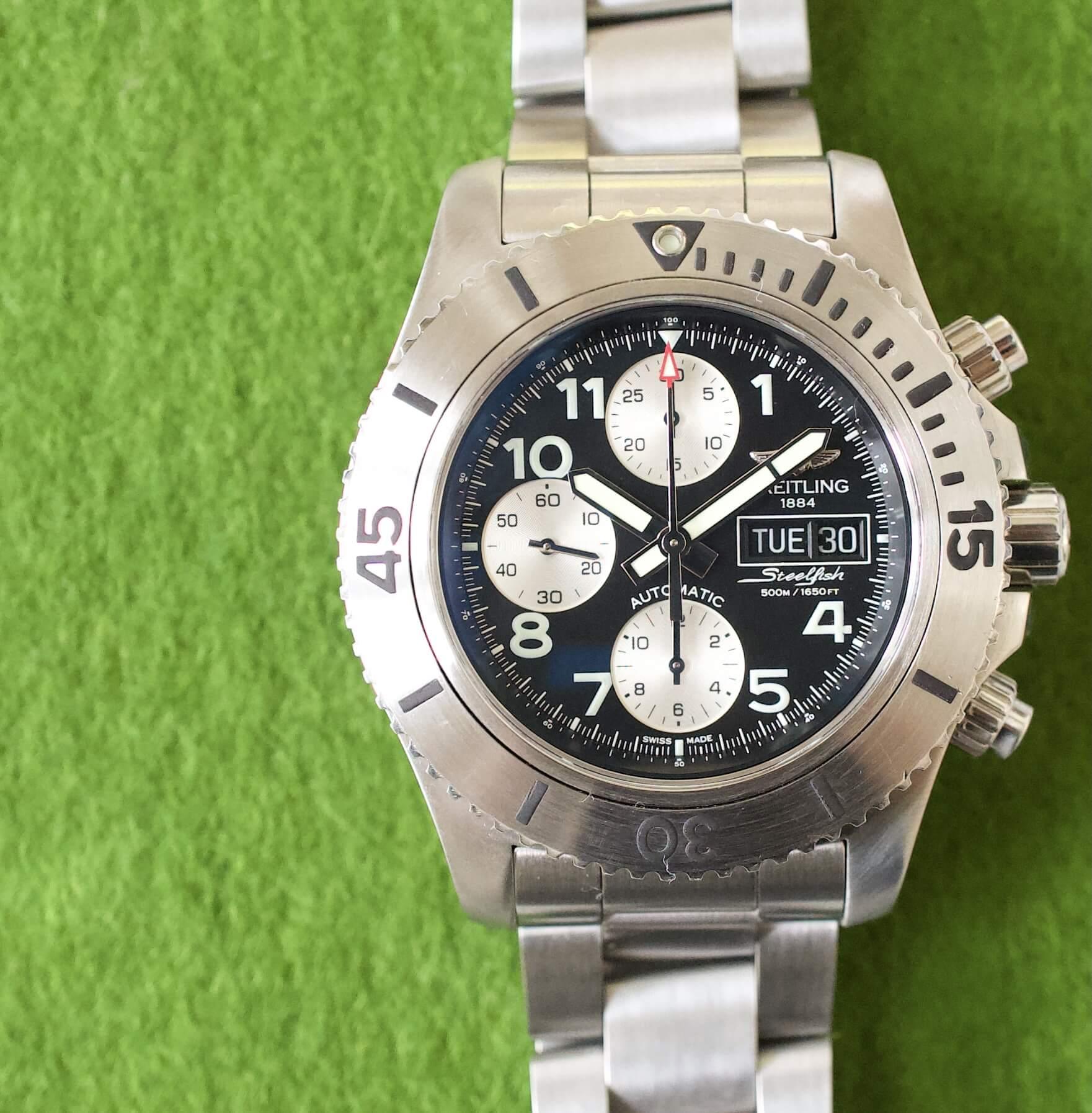 Breitling sales a13341 steelfish