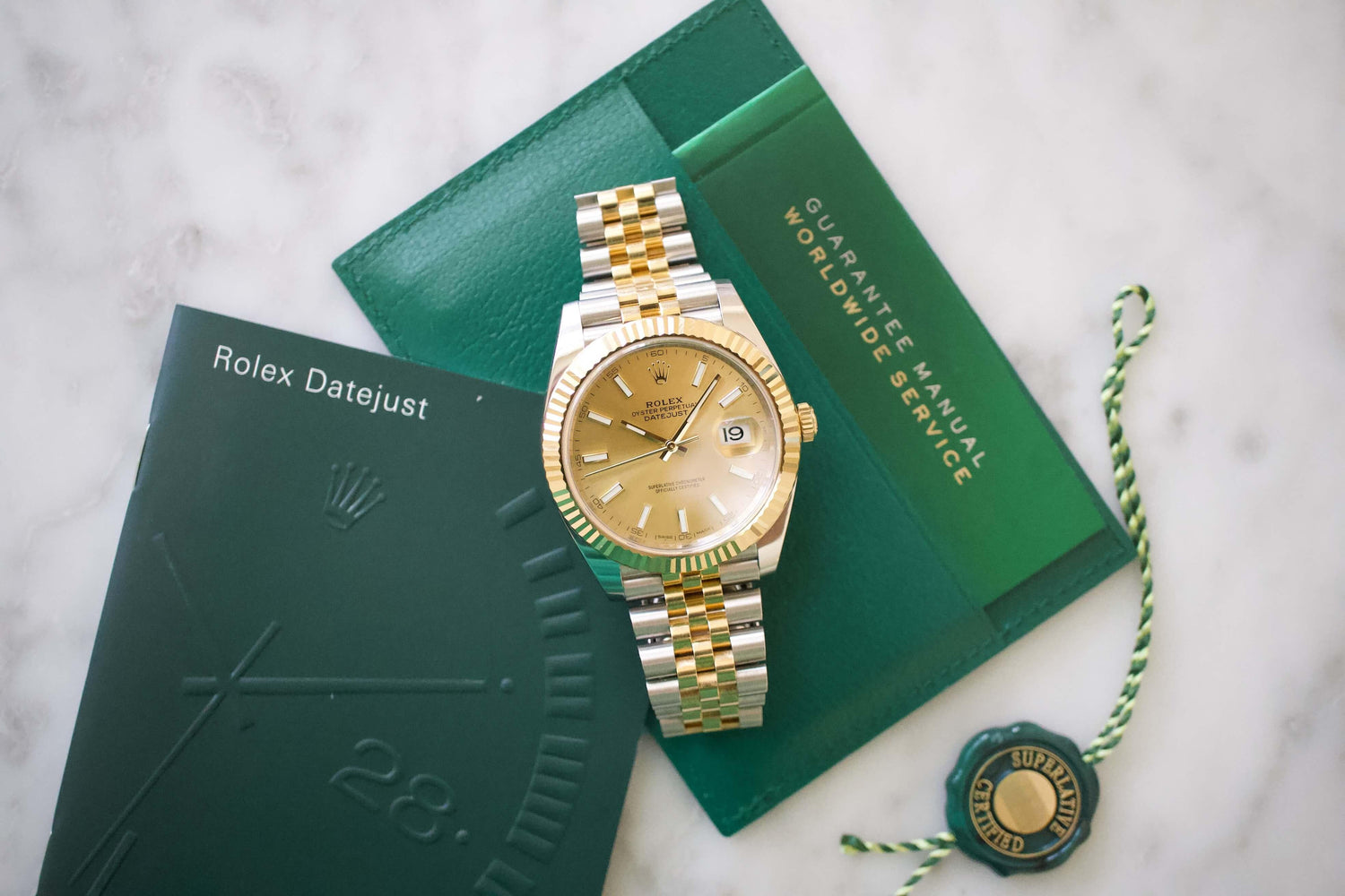 SOLD OUT: Rolex Datejust 41mm 126333 Box and Papers Jubilee 2017 - WearingTime Luxury Watches