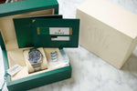 SOLDOUT: Rolex Oyster Perpetual 114200 34MM Blue Dial Oyster Bracelet Box and Papers 2020 - WearingTime Luxury Watches