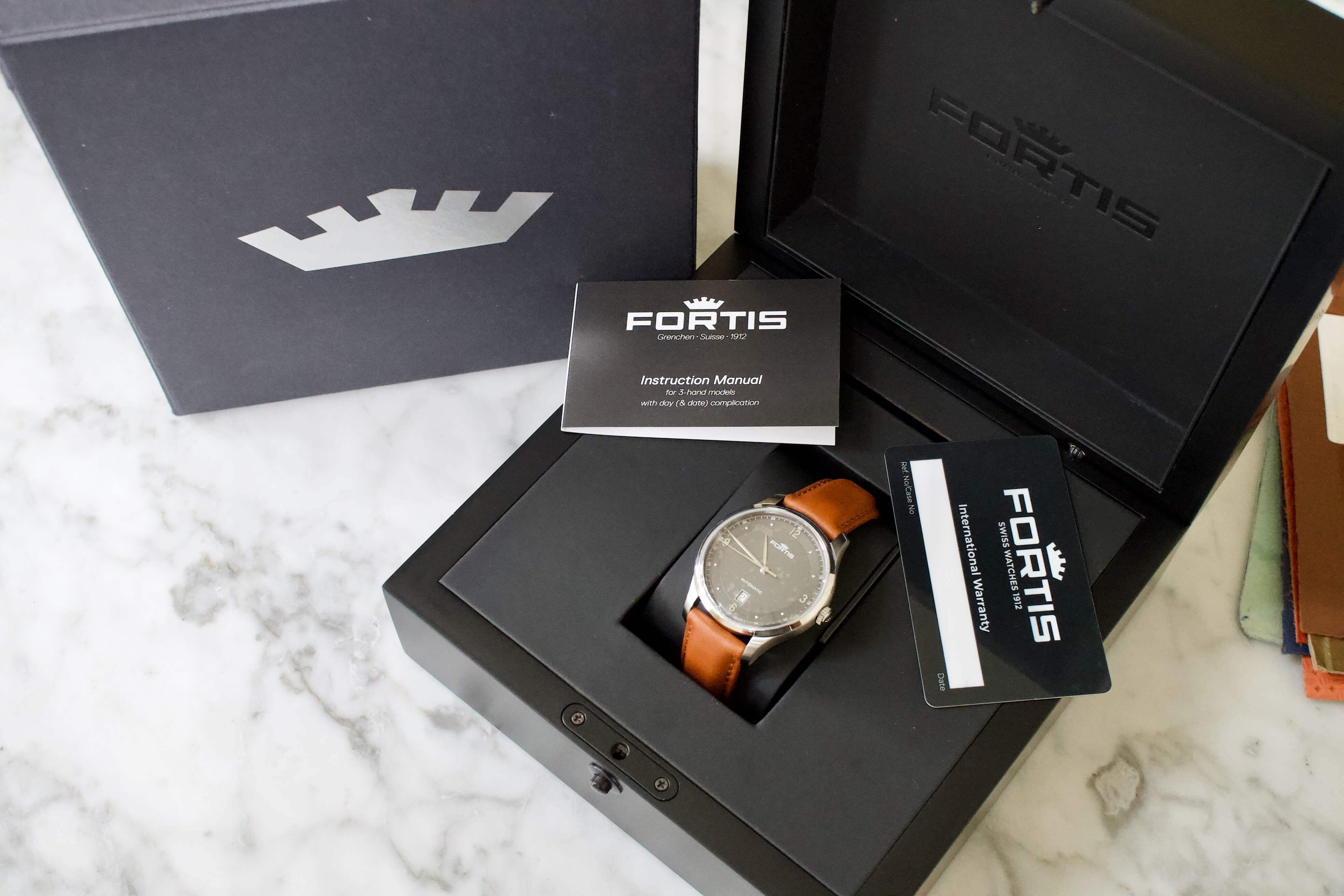 Fortis best sale watch box