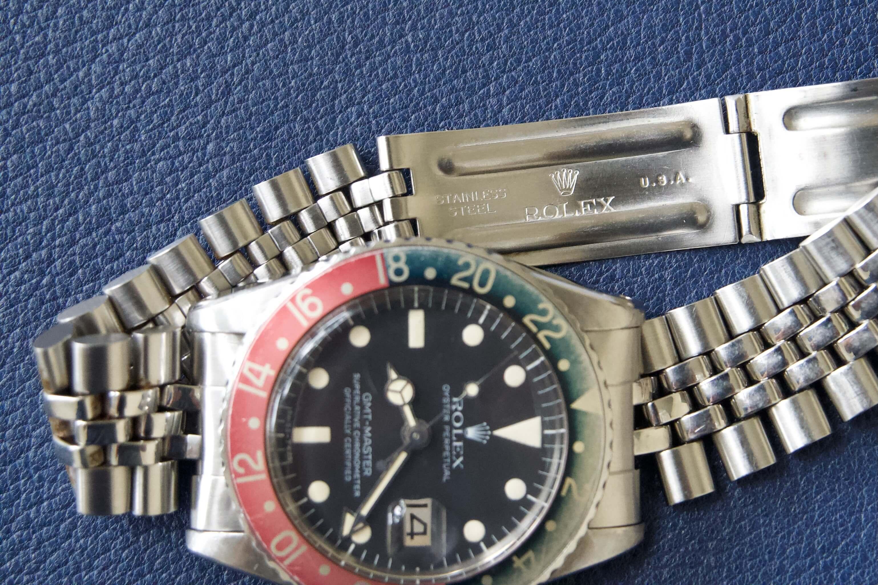 SOLDOUT: Rolex 1675 PEPSI 40MM GMT 1969 Faded Ghost Bezel 