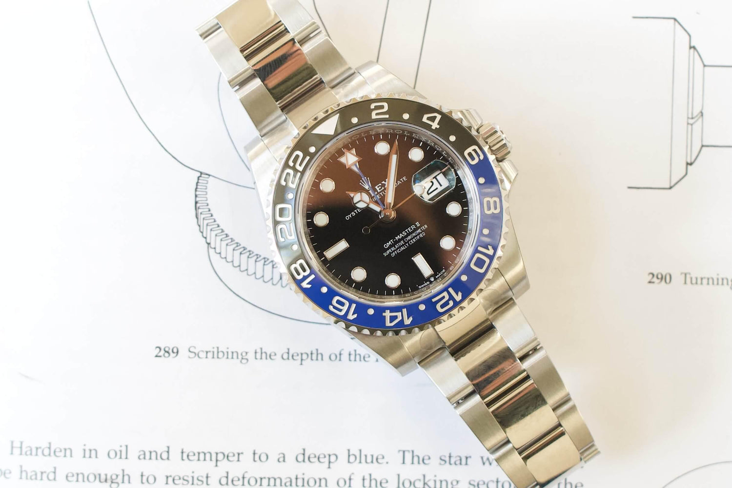 Rolex GMT Master II Batman 126710BLNR Steel Mens Watch 2022 Papers NEW - WearingTime Luxury Watches