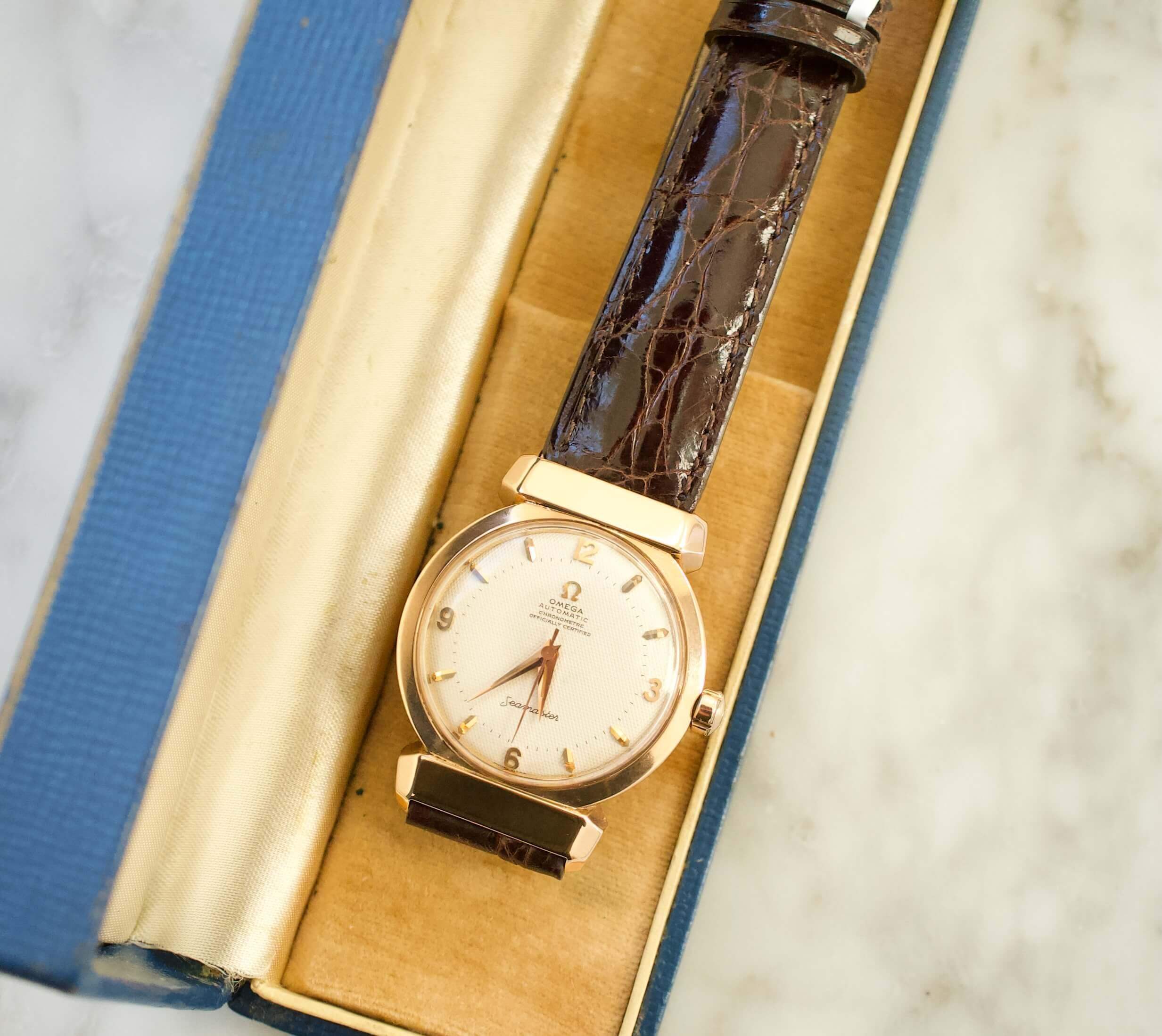 Omega seamaster solid outlet gold