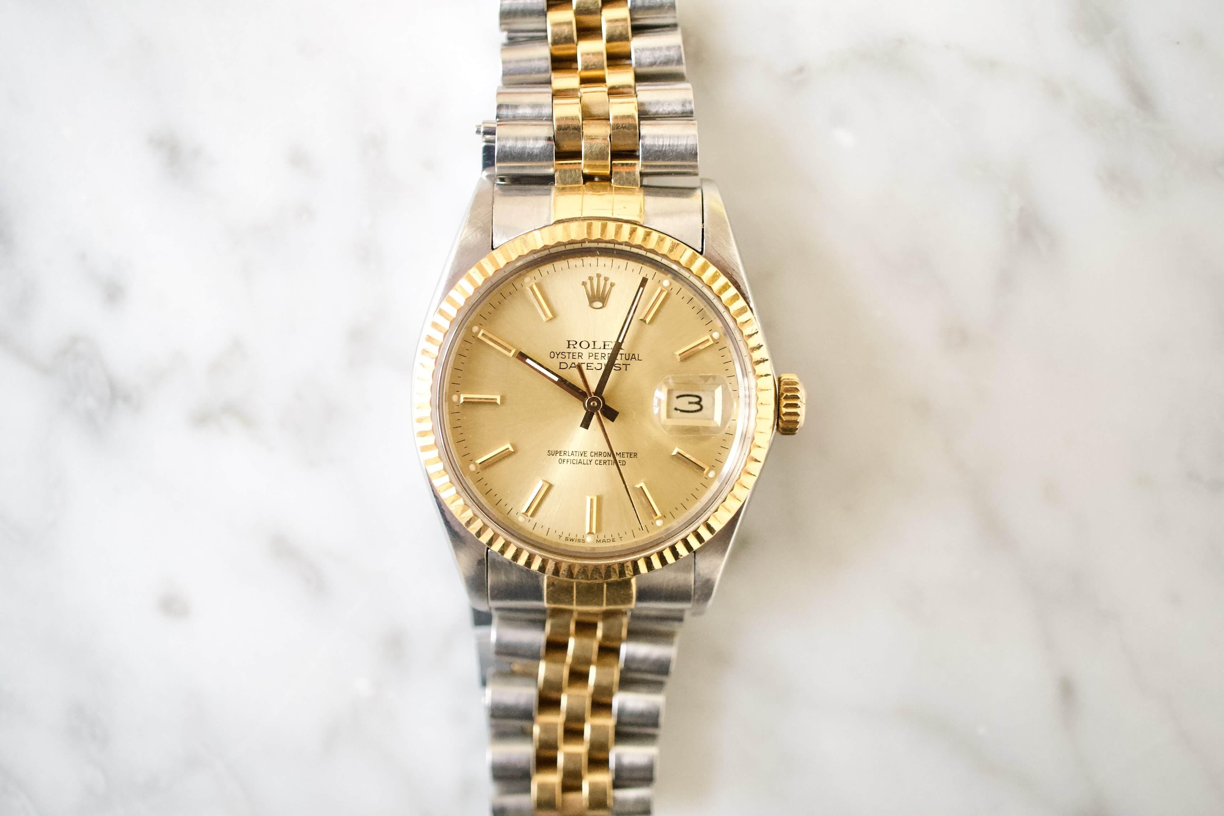 SOLD OUT 1986 Rolex Datejust Ref. 16013 Two Tone 36mm Box