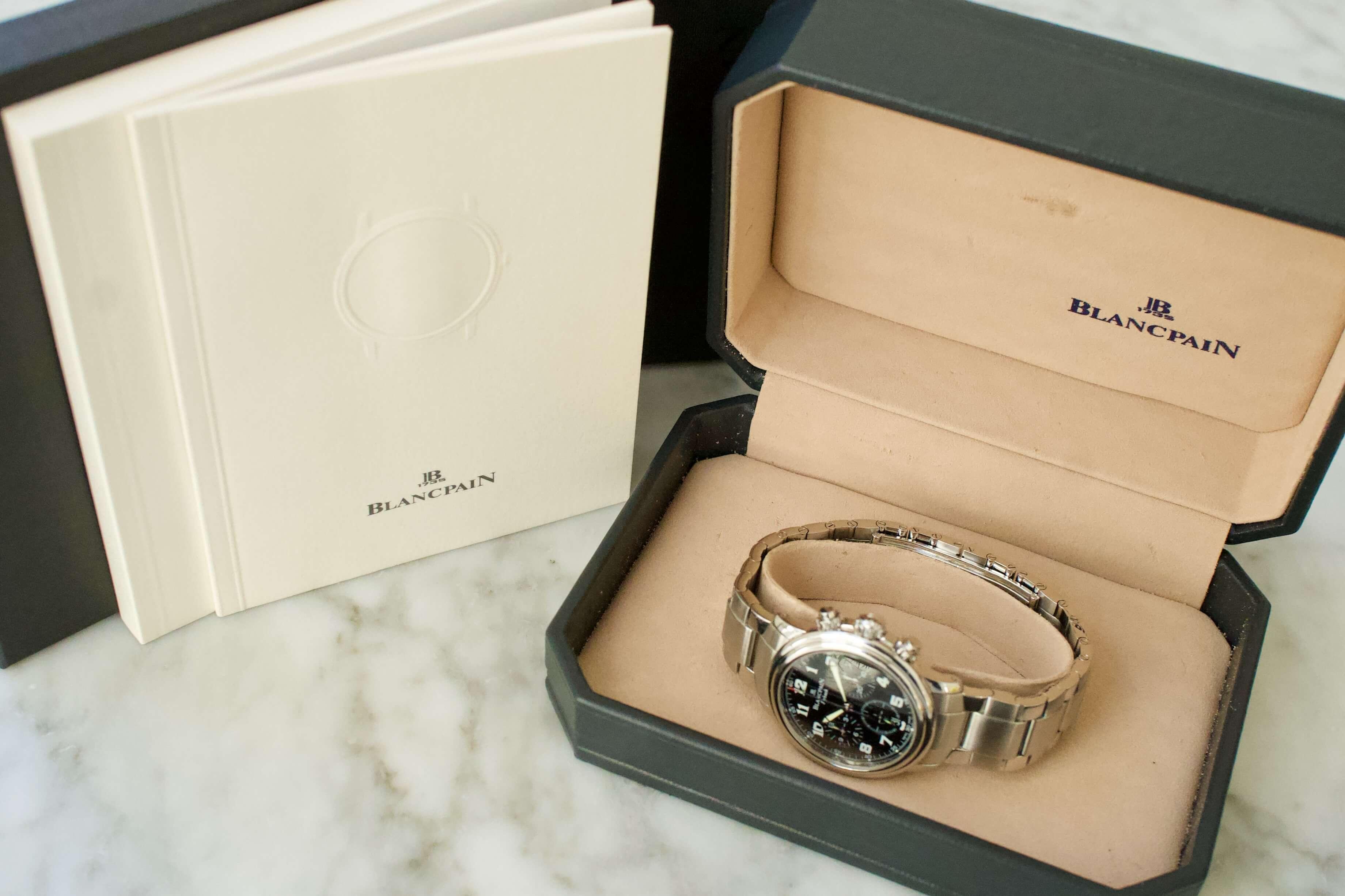 SOLD OUT Blancpain Leman Flyback 38mm Chronograph 2185 F