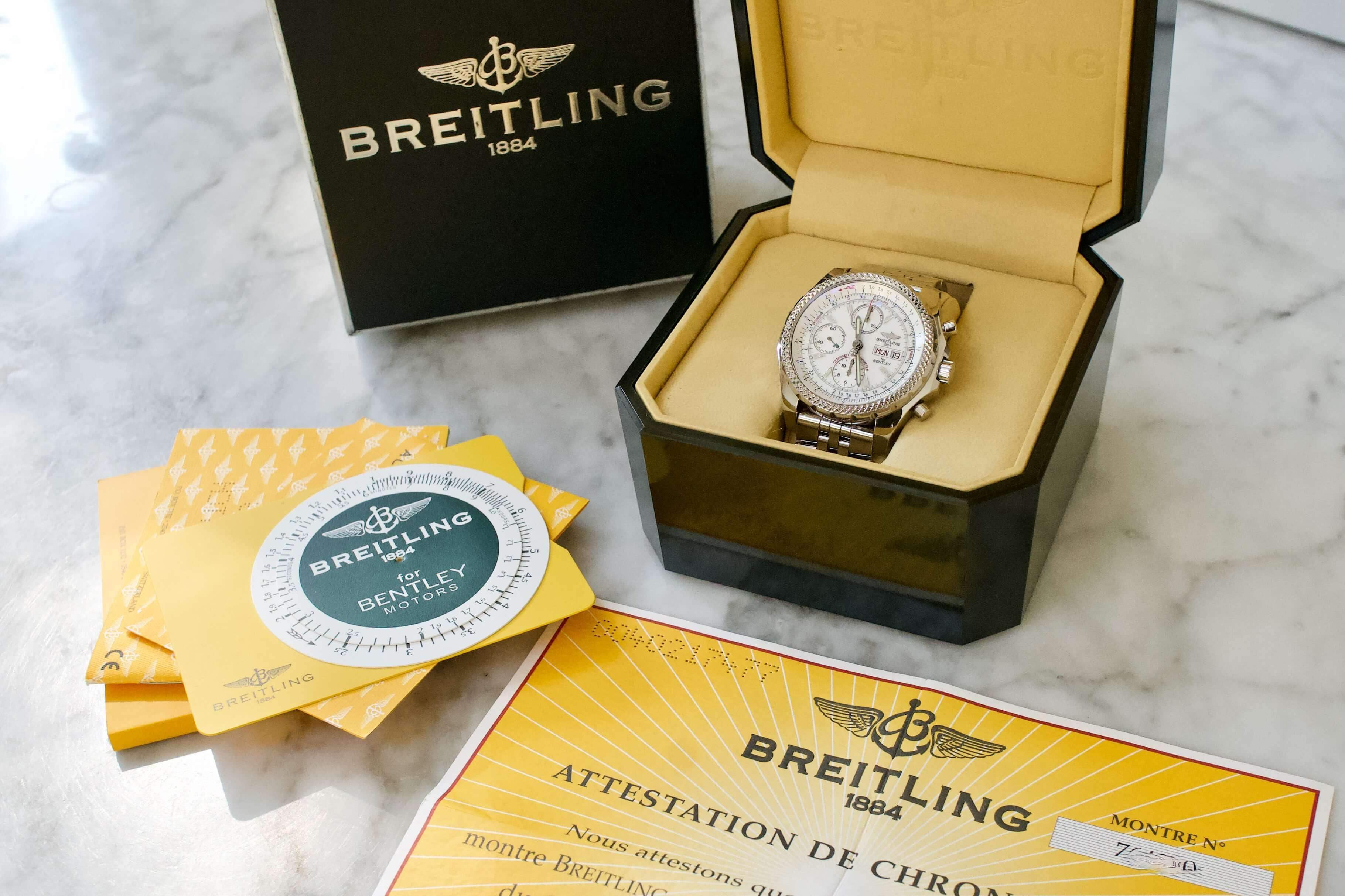 Breitling box best sale