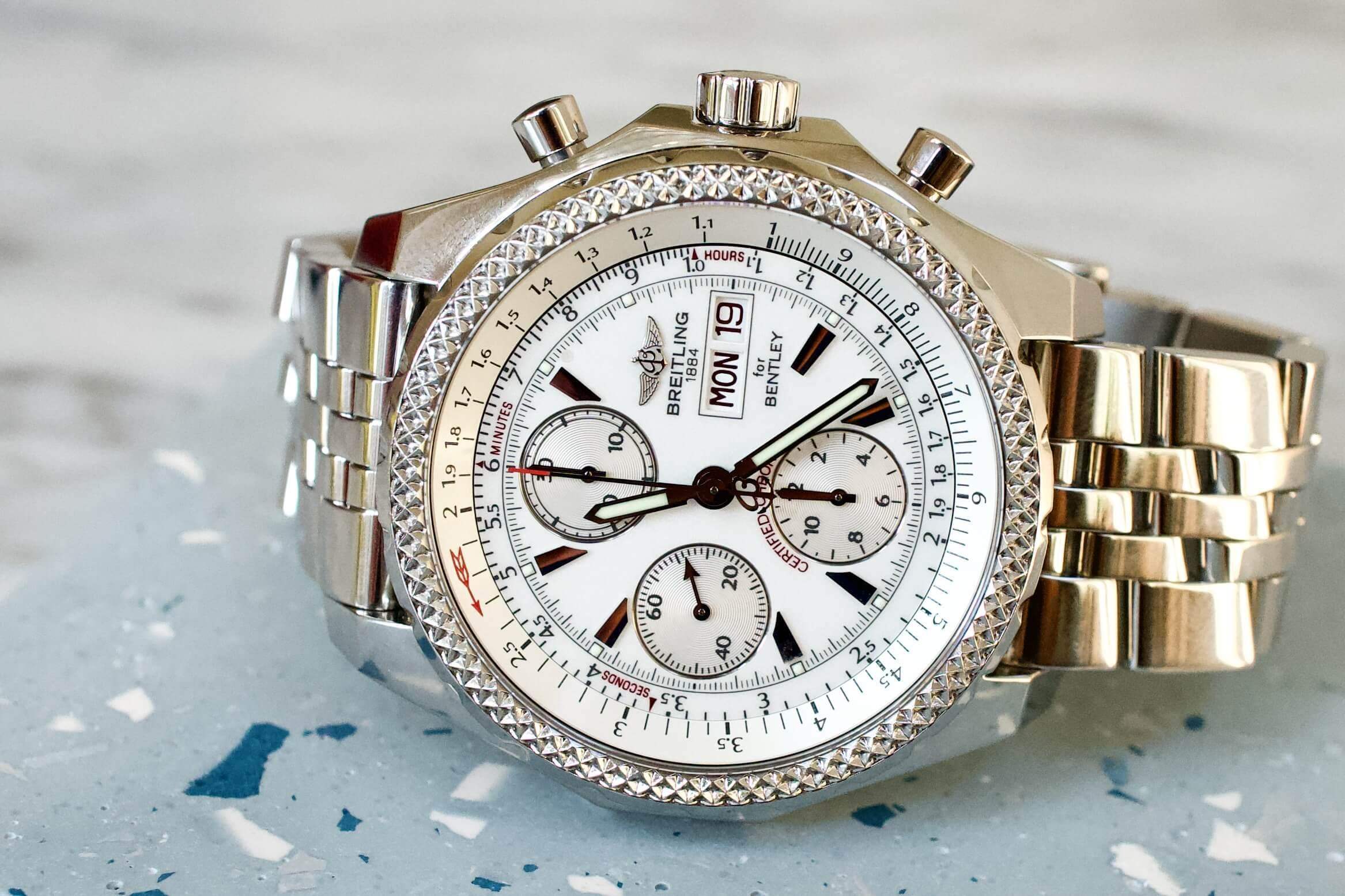 Breitling bentley stainless steel bracelet hotsell