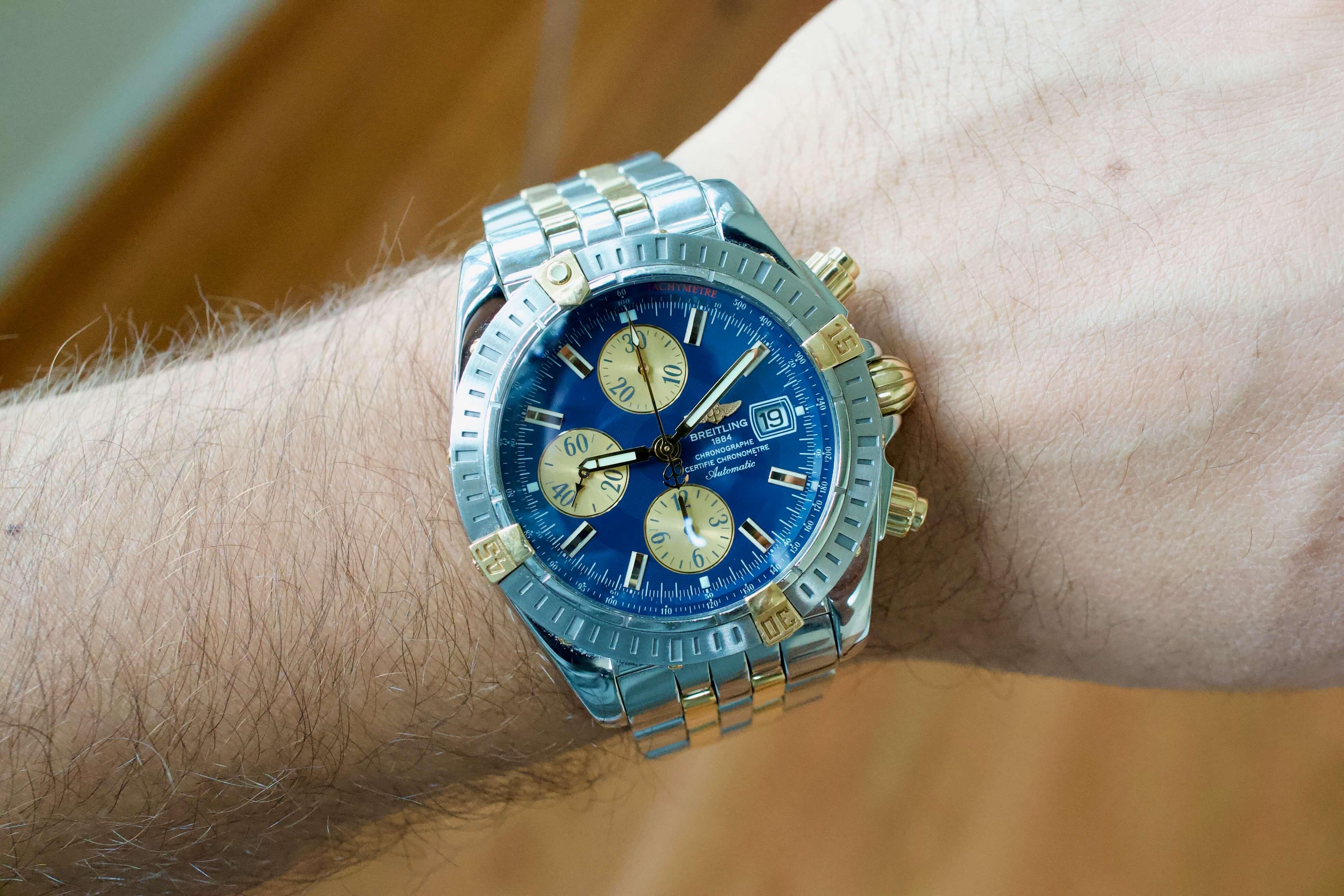 Breitling chronomat two clearance tone