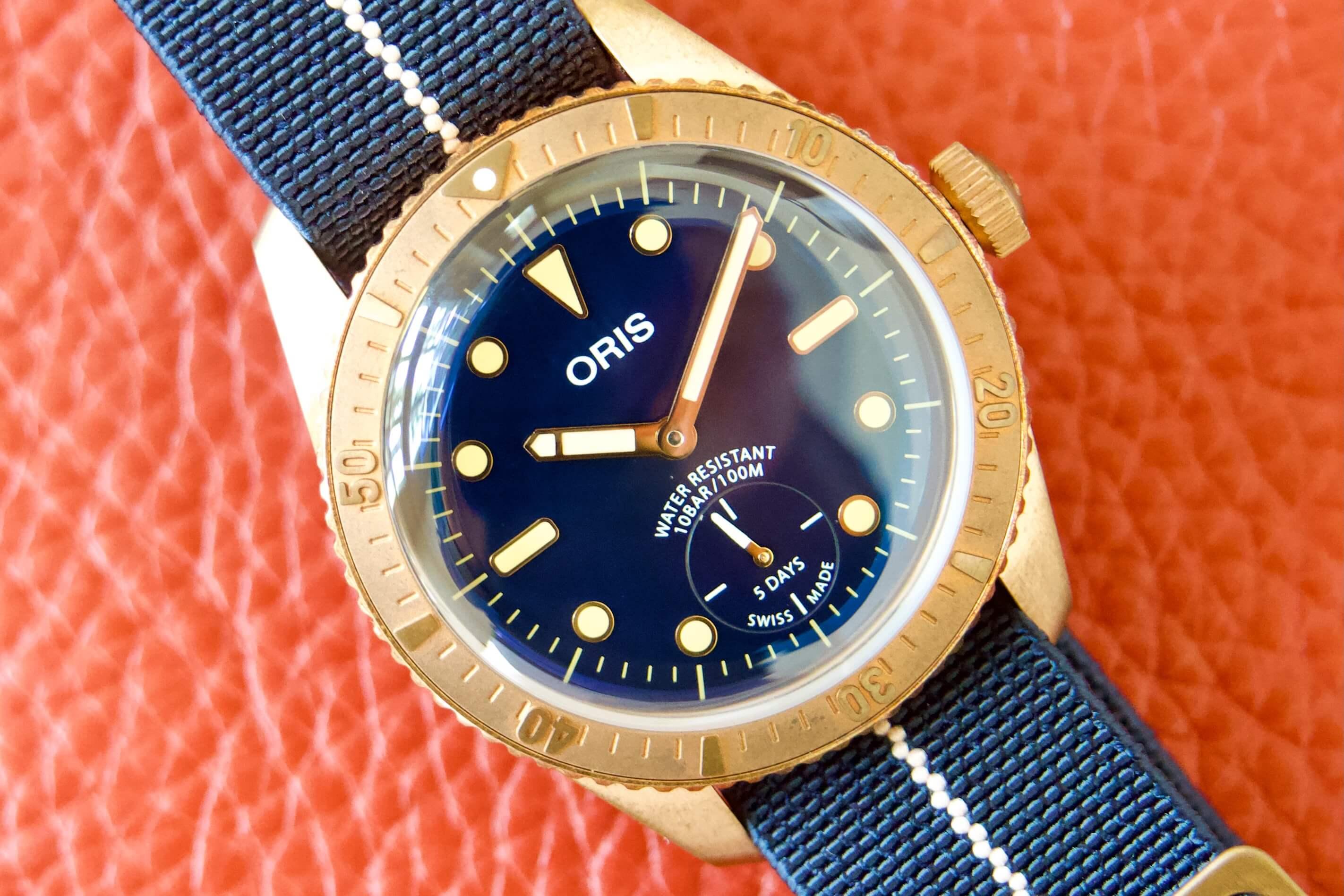 SOLD OUT Oris Carl Brashear 40mm Calibre 401 Bronze Limited