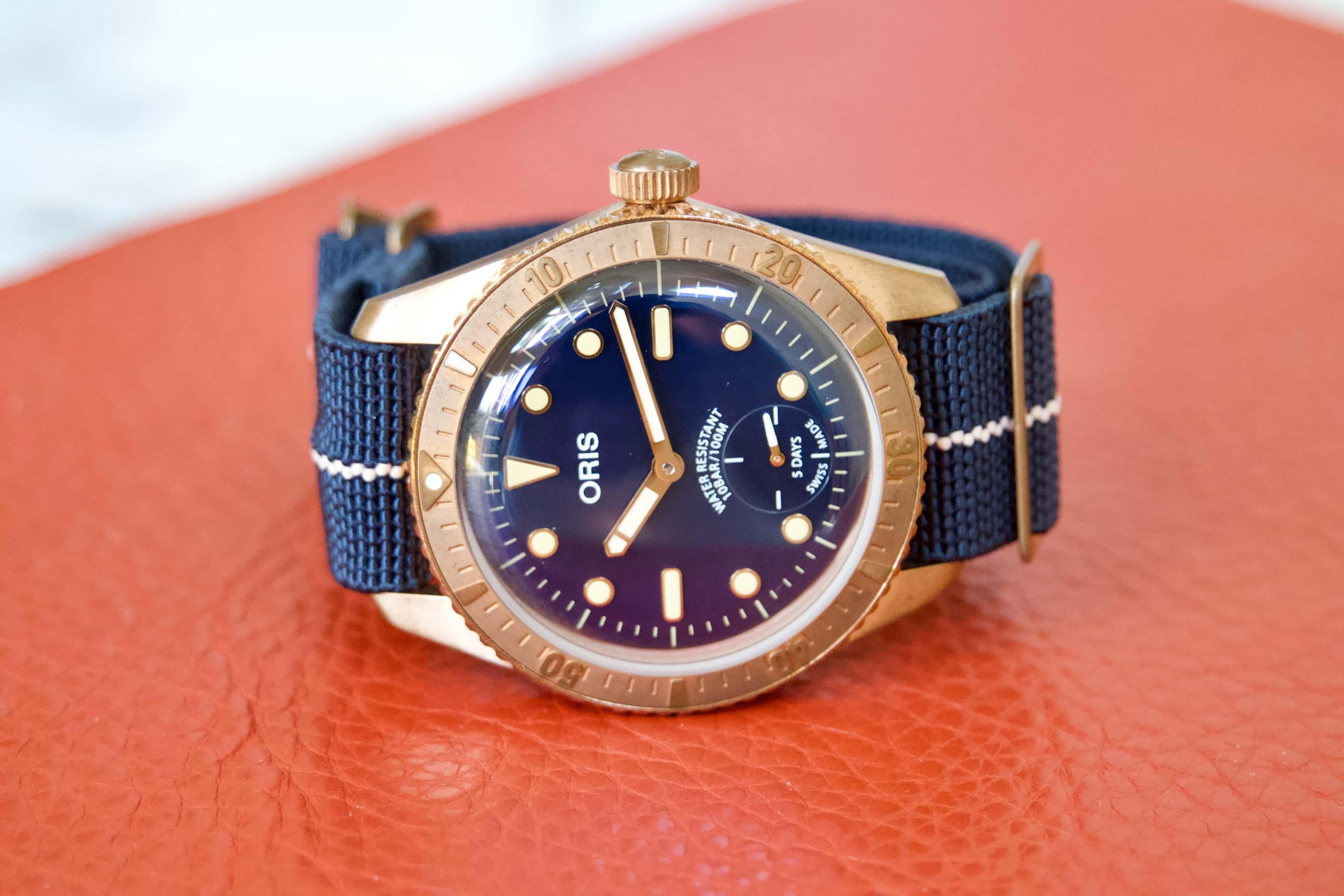 SOLD OUT Oris Carl Brashear 40mm Calibre 401 Bronze Limited