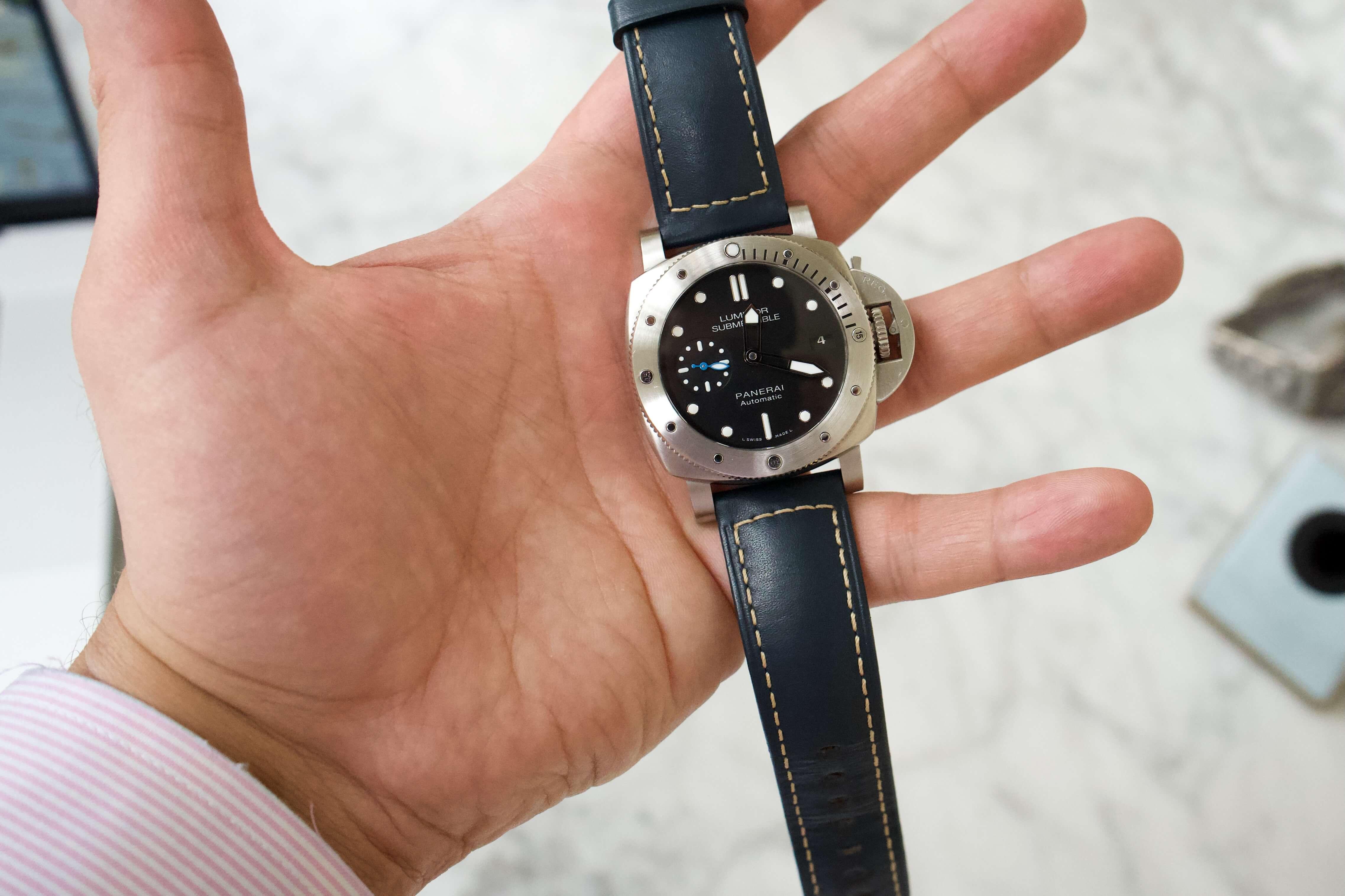 Panerai luminor outlet acciaio