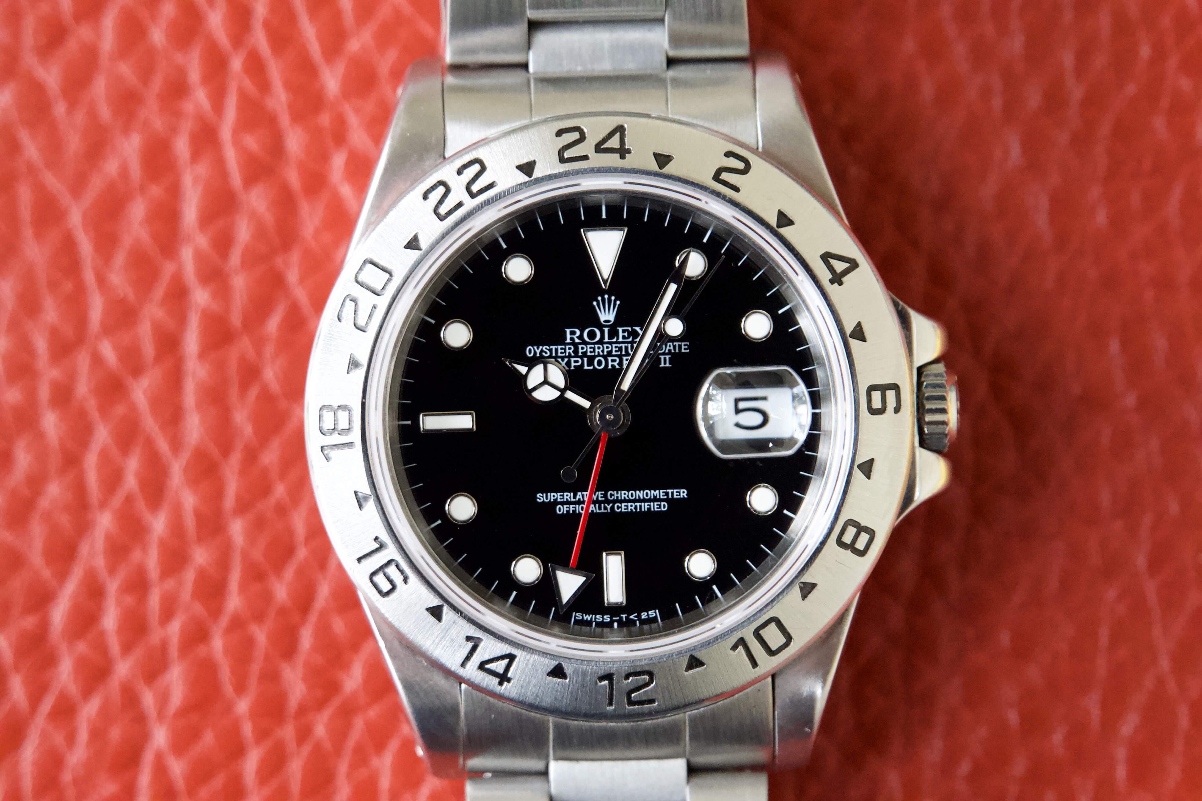 SOLD OUT Rolex 16570 Explorer ii T Series 40mm Black Dial Mens