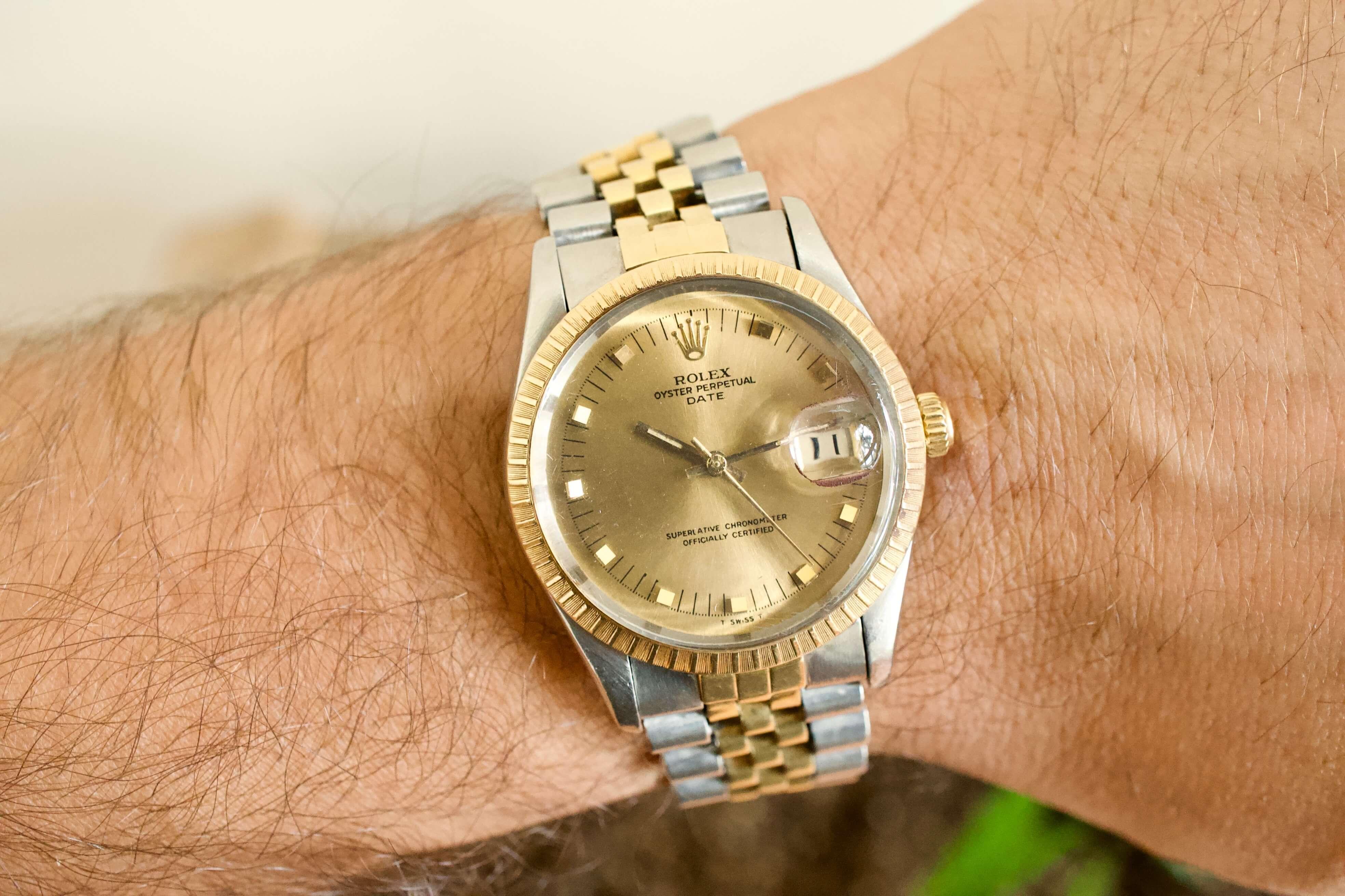 SOLD OUT Rolex Date Ref. 15053 Two Tone 34mm Jubilee Bracelet