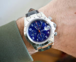 SOLD OUT: Tudor Tiger Chronograph 79280P 40MM Chronograph Blue Steel Box 1997 - WearingTime Luxury Watches