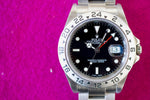 SOLD: Rolex 16570 Explorer ii F Black Dial 40mm BOX PAPERS SERVICED WARRANTY - WearingTime Luxury Watches