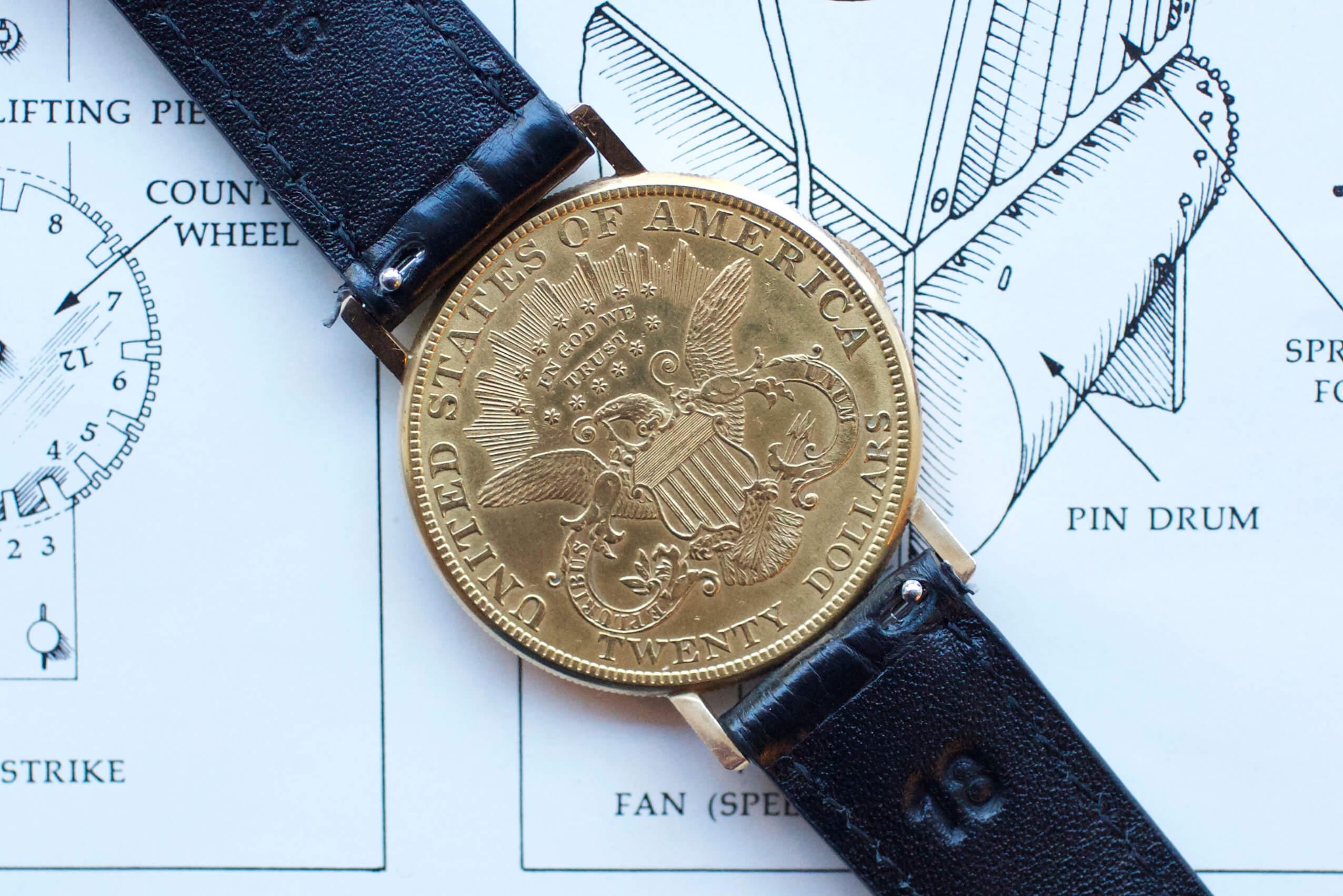 20 gold coin outlet watch