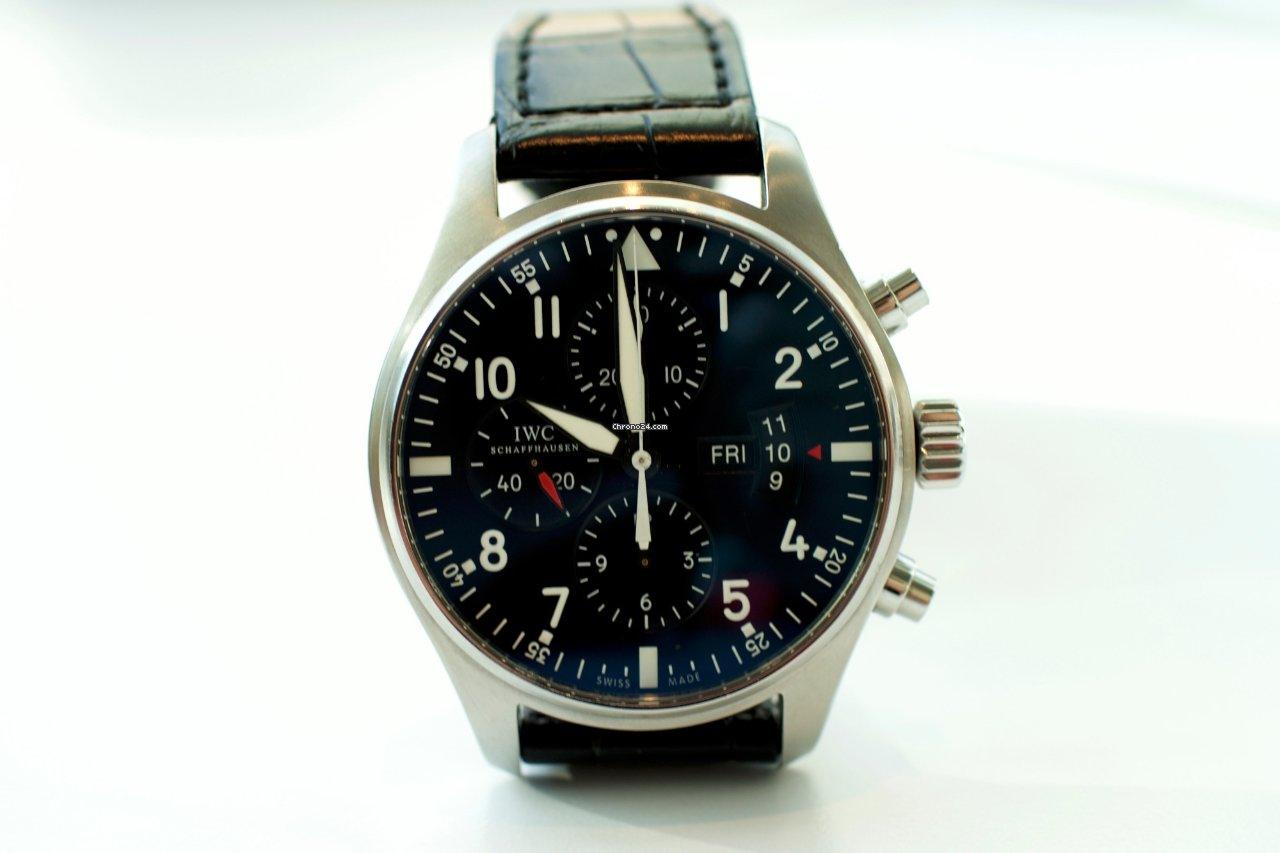 SOLDOUT IWC 3777 Pilot Chronograph WearingTime Luxury Watches