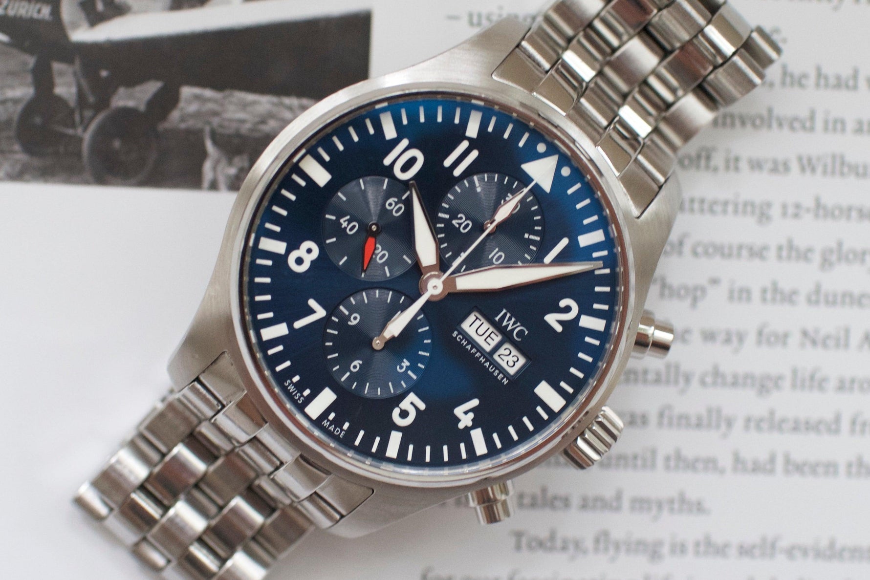 SOLDOUT: IWC Pilot Chronograph Le Petit Prince Limited - WearingTime Luxury Watches