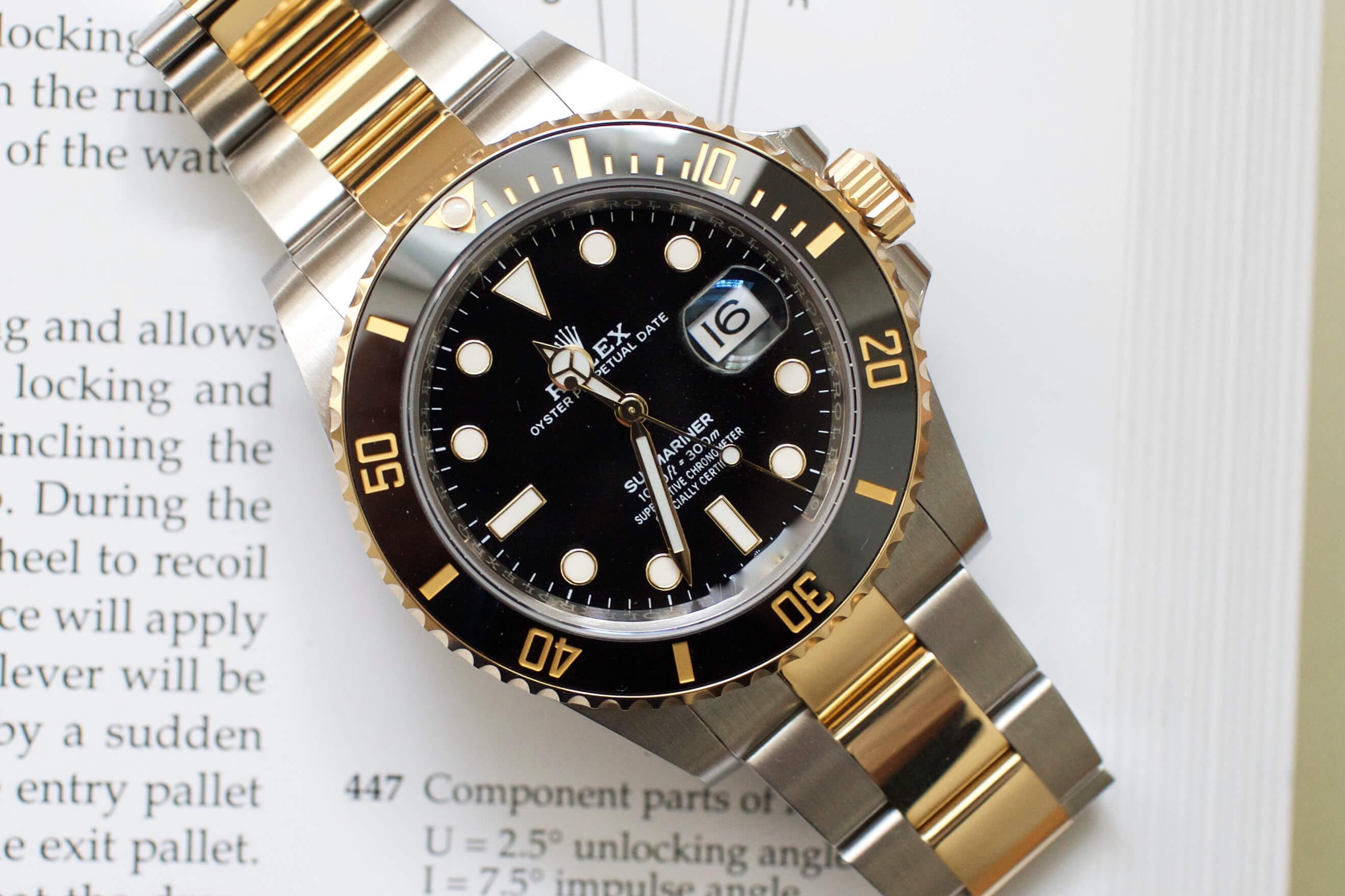 Two tone 2024 gold submariner