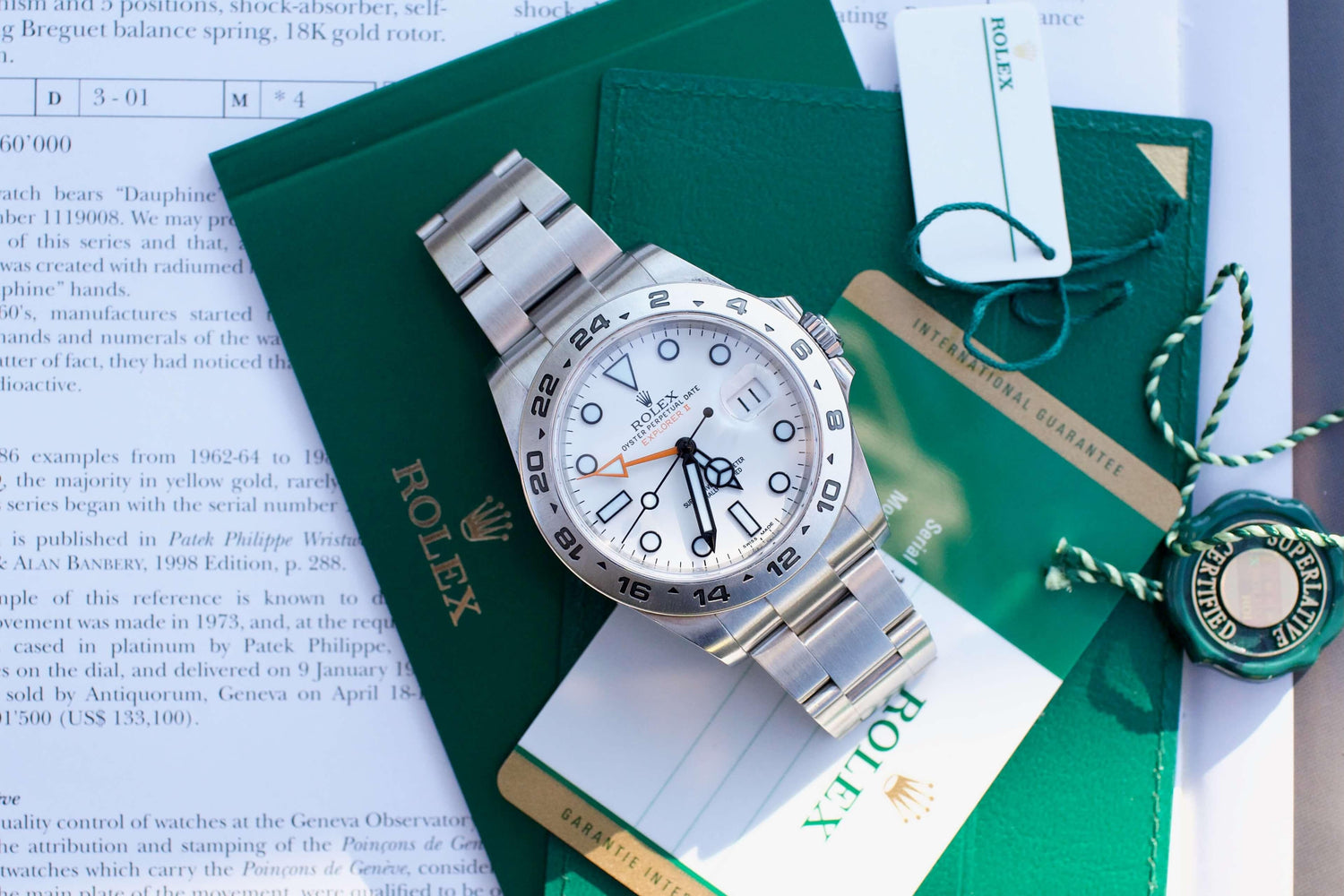 SOLDOUT: Rolex 216570 POLAR 2020 Box and Papers - WearingTime Luxury Watches