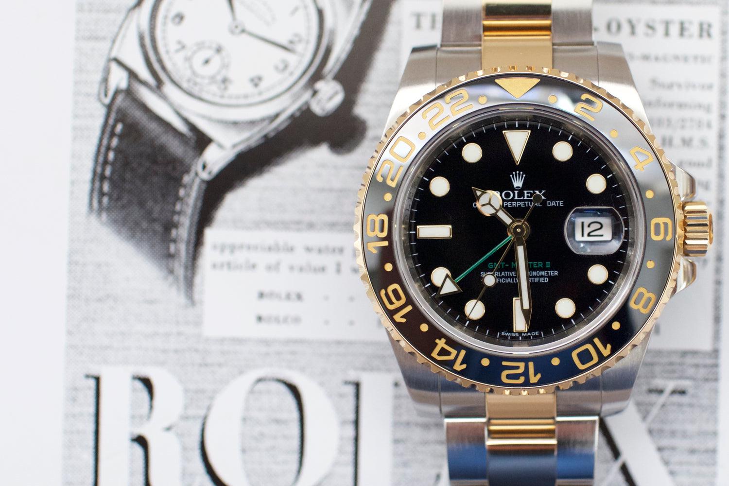 SOLDOUT: Rolex GMT-Master II 116713 Ceramic Two Tone GMT - WearingTime Luxury Watches