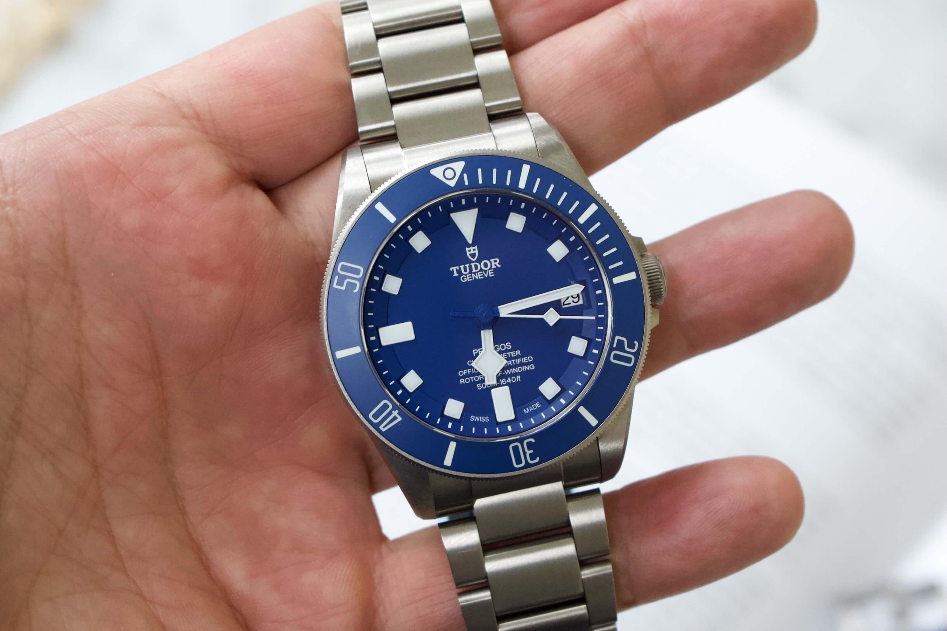 Tudor pelagos titanium on sale blue